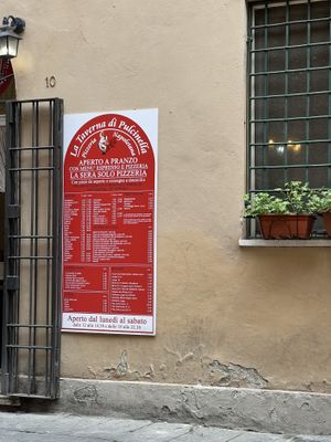   at La Taverna di Pulcinella in Pisa