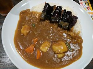 Vegetable and eggplant curry at CoCo Ichibanya in Himeji