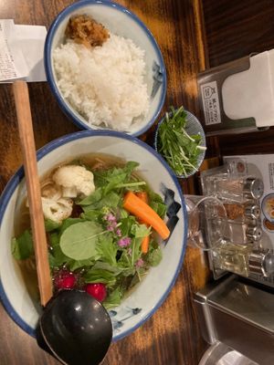 Rainbow Vegan Ramen at Afuri - Shibuya in Tokyo