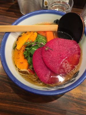 Vegan ramen  at Afuri - Shibuya in Tokyo