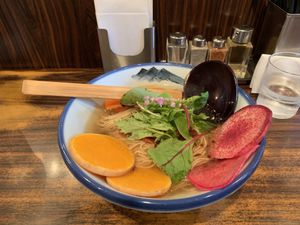 Summer veggies at Afuri - Shibuya in Tokyo