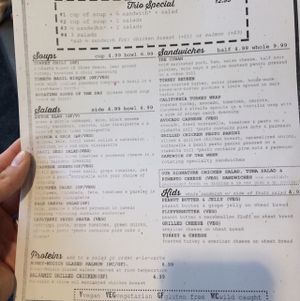 menu at Farm to Ladle in Alpharetta