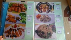 Menu at Jai Sai in Sakhon Nakhon