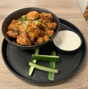Buffalo Cauliflower  at Beyond Sushi in New York City
