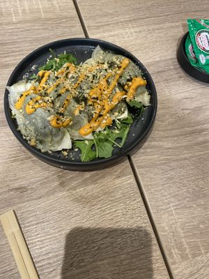 Vegan Dumplings  at Beyond Sushi in New York City