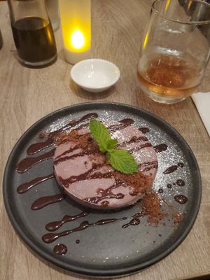 Ube Cashew Cheesecake! at Beyond Sushi in New York City