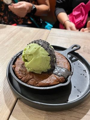 Black Sesame Avocado Cookie 😋  at Beyond Sushi in New York City
