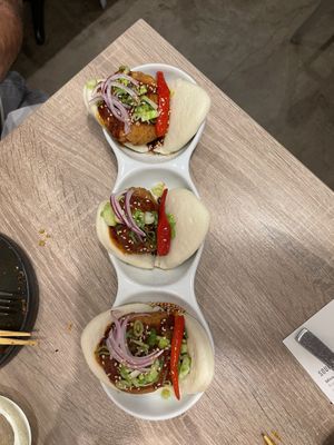 Fried Chick’n Bao  at Beyond Sushi in New York City
