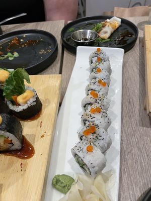 Philadelphia roll  at Beyond Sushi in New York City