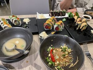 Could not slow down for photos  at Beyond Sushi in New York City