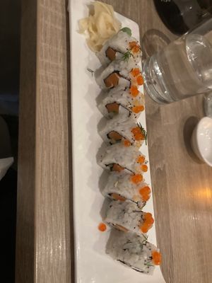 Philadelphia roll at Beyond Sushi in New York City
