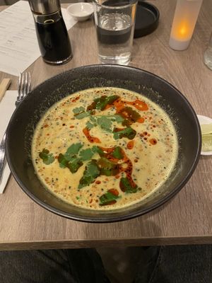 Coconut curry #Veganuary at Beyond Sushi in New York City