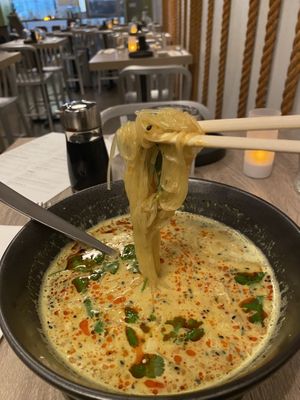 Coconut curry #Veganuary at Beyond Sushi in New York City