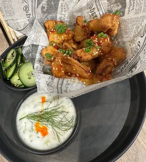 Cauliflower Wings  at Beyond Sushi in New York City