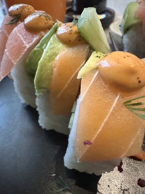 Rainbow Vegan Sushi   at Beyond Sushi in New York City