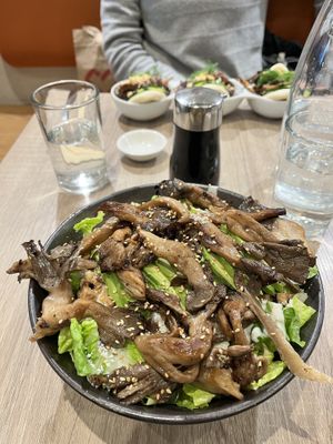 Mushroom bowl   at Beyond Sushi in New York City
