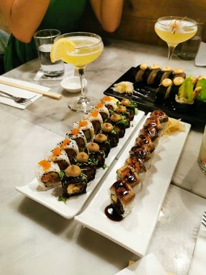 Vegan sushi at Beyond Sushi in New York City