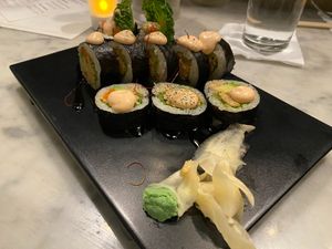 Spicy Jackfruit Crab ($17) at Beyond Sushi in New York City