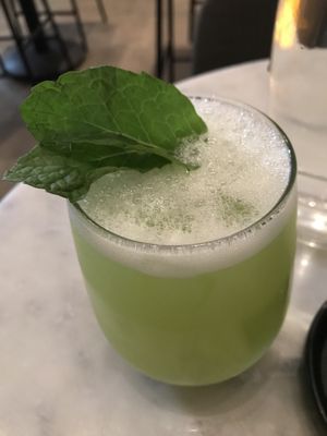 Honeydew melon drink  at Beyond Sushi in New York City