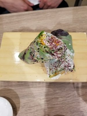 Curryflower rice paper roll at Beyond Sushi in New York City