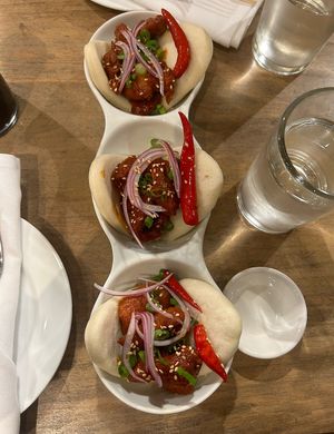 Fried Chick’n Bao  at Beyond Sushi in New York City