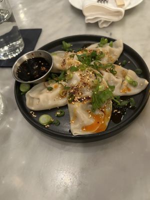 Beef Dumplings  at Beyond Sushi in New York City