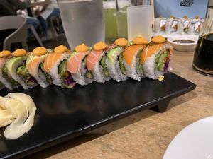 Rainbow Special Roll  at Beyond Sushi in New York City