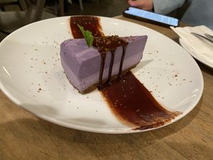 Cashew Cheesecake  at Beyond Sushi in New York City