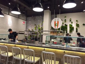 sushi bar at Beyond Sushi in New York City