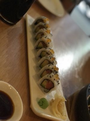 “Salmon” and avocado 🥑   at Beyond Sushi in New York City