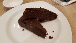 Brownie at Beyond Sushi in New York City