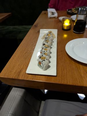 Philadelphia rolls at Beyond Sushi in New York City