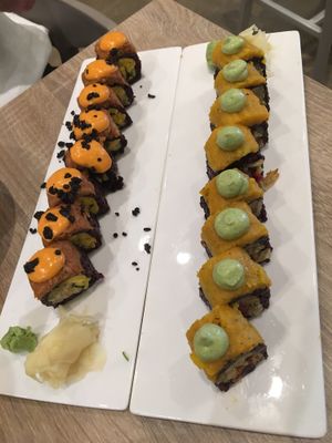 Sushi Rolls at Beyond Sushi in New York City