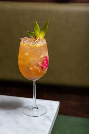 Sakura Sangria Cocktail at Beyond Sushi in New York City