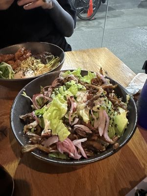 Salad  at Beyond Sushi in New York City