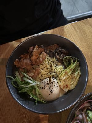 Ramen (with an “egg”!)  at Beyond Sushi in New York City