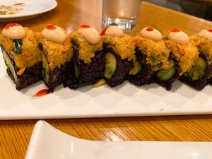 Spicy mang(o) roll  at Beyond Sushi in New York City