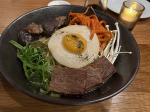 Shoyu ramen  at Beyond Sushi in New York City