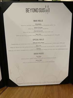   at Beyond Sushi in New York City