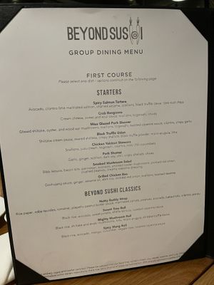   at Beyond Sushi in New York City