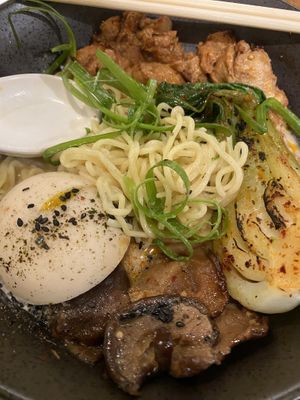 sesame miso ramen  at Beyond Sushi in New York City