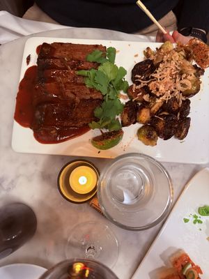 Vegan BBQ  at Beyond Sushi in New York City
