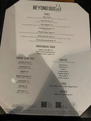  at Beyond Sushi in New York City