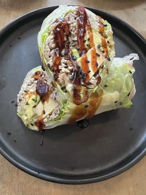 Nutty Buddy Wrap  at Beyond Sushi in New York City