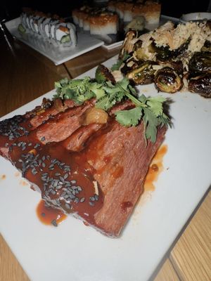 Korean BBQ Brisket  at Beyond Sushi in New York City