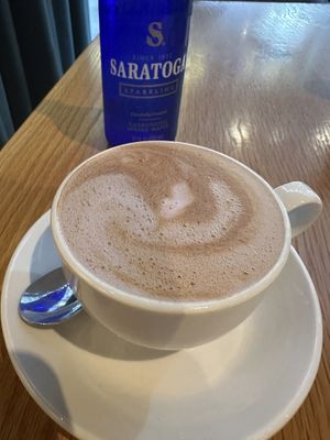 Latte  at Beyond Sushi in New York City