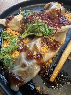 Spicy Dumplings   at Beyond Sushi in New York City