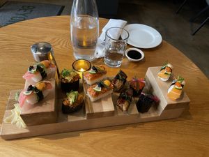 Sampler  at Beyond Sushi in New York City