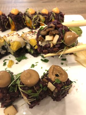 Mighty mushroom at Beyond Sushi in New York City