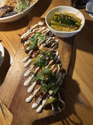 Chicken yakitori skewers at Beyond Sushi in New York City